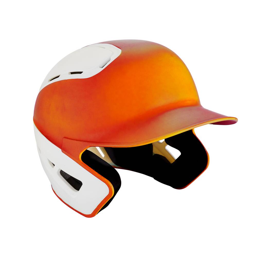 Mizuno B6 Baseball Batting - Erkek Kask - Turuncu/Beyaz Türkiye (MNLBUT-103)